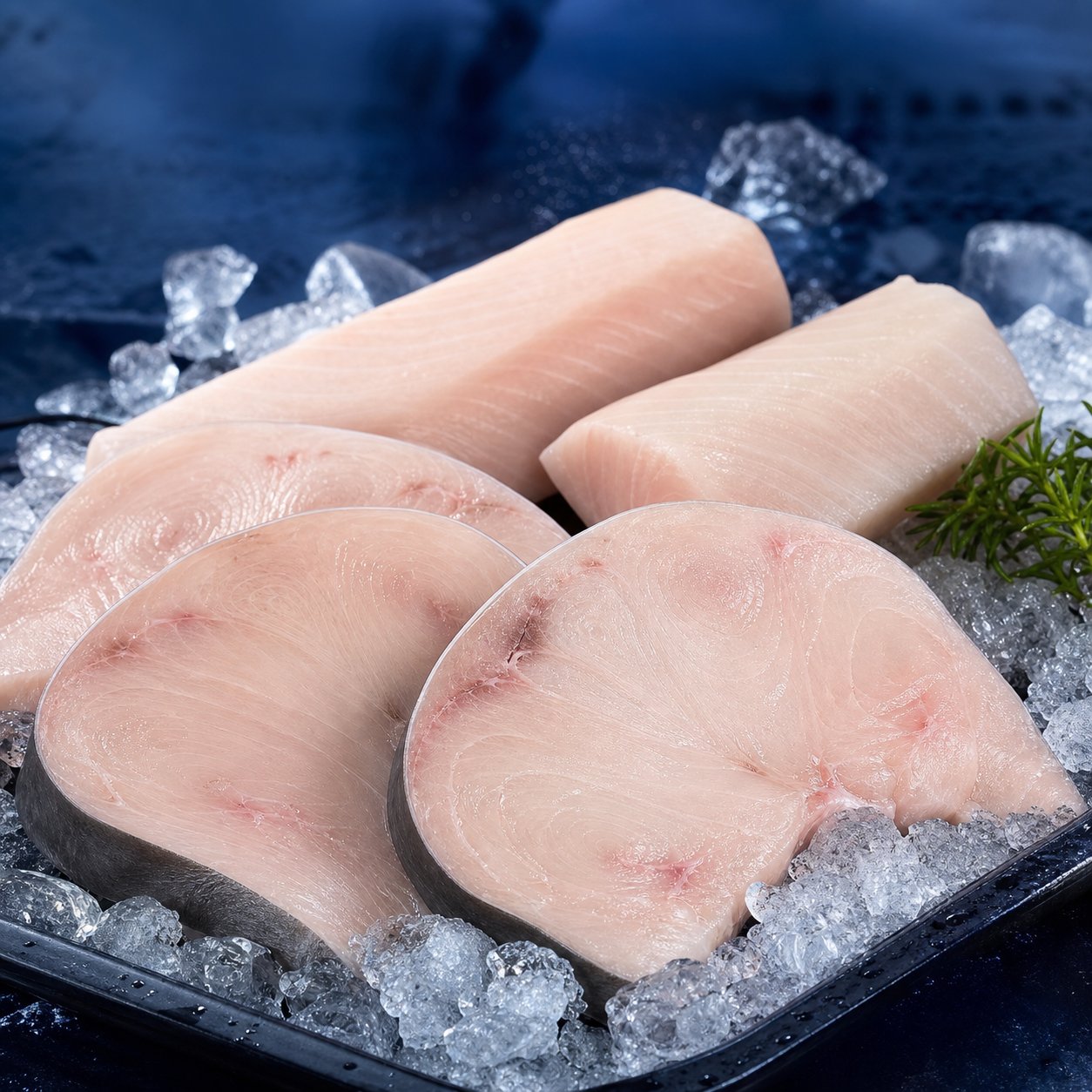 Swordfish Loin and Steak Display